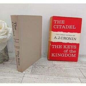 The Citadel Keys of The Kingdom Cronin 1940s Book Club HCDJ Taupe Boards Decor